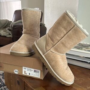 UGG Cozy Beige Winter Boots